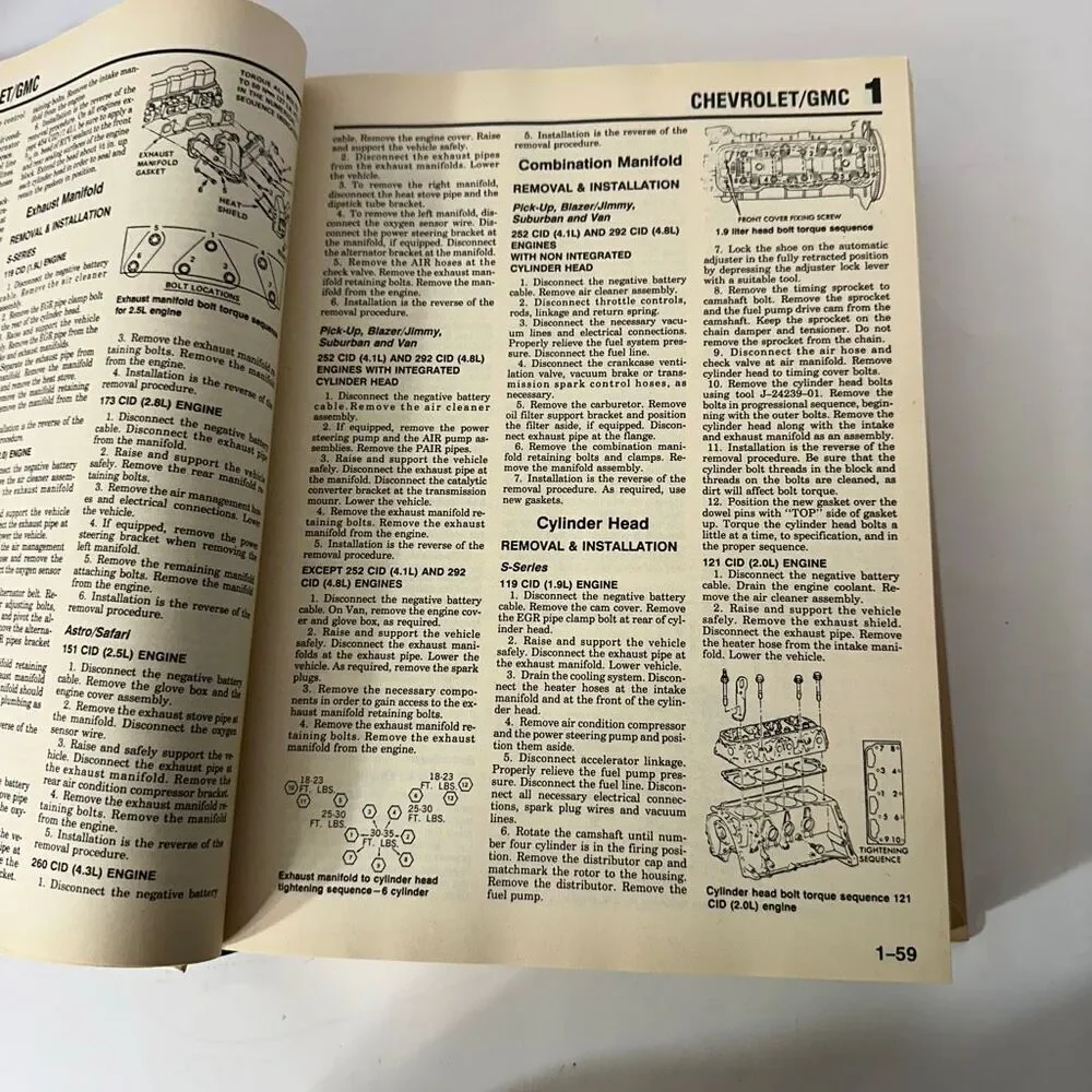 Vintage Chilton’s Truck and Van Repair Manual 1982-1988